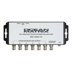 Ocean Matrix 12G-SDI UHD 1x6 Reclocking Distribution Amplifier