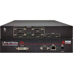 Rose Electronics UltraVista 4K Video Wall Image Processor with HDMI 1.4 Input and Four DVI-I Outputs (Cascadable)