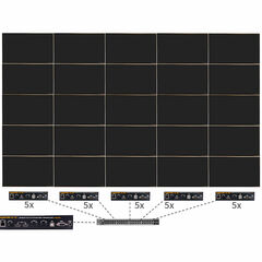 ProVideoInstruments VuMATRIX 5x5 Turnkey 4K Video Wall System