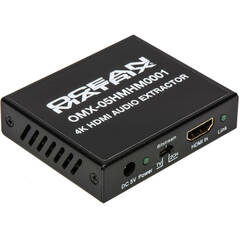 Ocean Matrix 4K HDMI to HDMI Audio Extractor/De-Embedder with Dolby ATMOS
