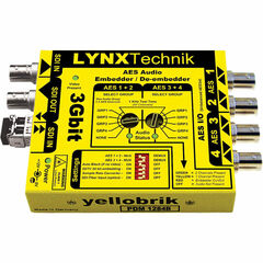 Lynx Technik AG yellobrik PDM 1284 B AES Audio Embedder/De-Embedder (Unbalanced AES)