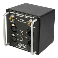 Ocean Matrix Single Channel 3G-SDI Video & 2-Channel XLR Audio Hum Eliminator