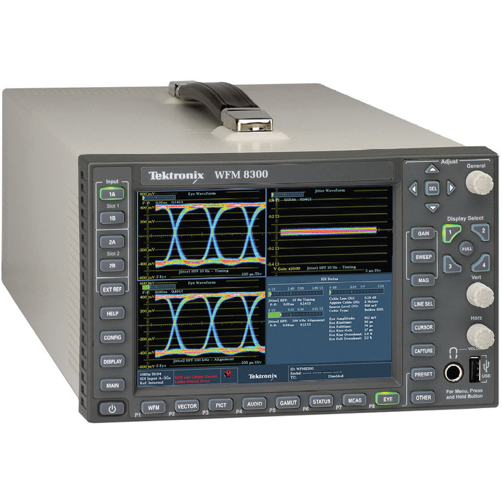 Tektronix WFM8300 Advanced Analog/SD/HD/3G-SDIWaveform Monitor