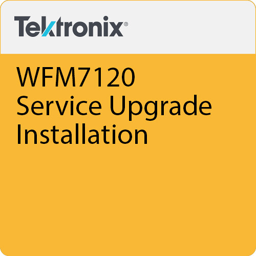 Tektronix WFM7120 Upgrade Installation