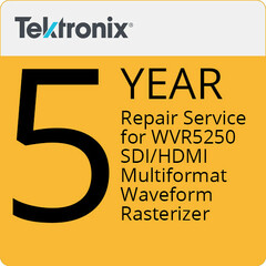 Tektronix 5-Year Extended Warranty for WVR5250 Rasterizers