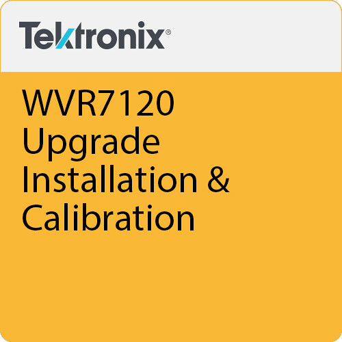Tektronix WVR7120 Upgrade Installation & Calibration