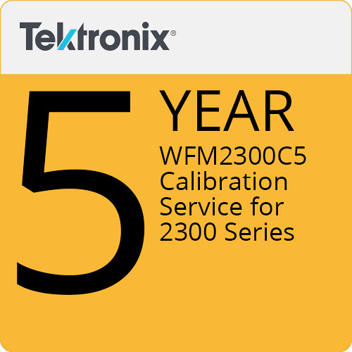 Tektronix 5-Year Calibration Service for WFM2300