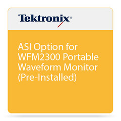 Tektronix ASI Option for WFM2300 Portable Waveform Monitor (Pre-Installed)
