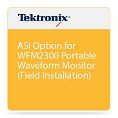 Tektronix ASI Option for WFM2300 Portable Waveform Monitor (Field Installation)