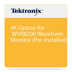 Tektronix 4K Option for WVR8200 Waveform Monitor (Pre-Installed)