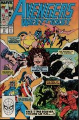 Avengers West Coast Vol. 2 49 Baptism Of Fire!