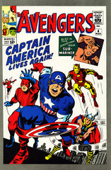 The Avengers Vol. 1 4 D Captain America Joins... The Avengers!