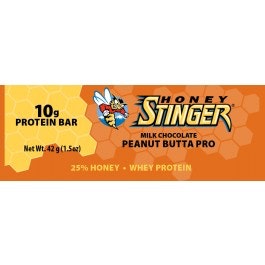 Honey Stinger Peanut Butta 10g Protein Bar 2017
