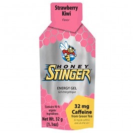 Honey Stinger Organic Gel Strawberry Kiwi - Caffeinated 2017