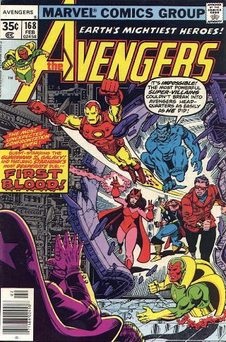 The Avengers Vol. 1 168 First Blood