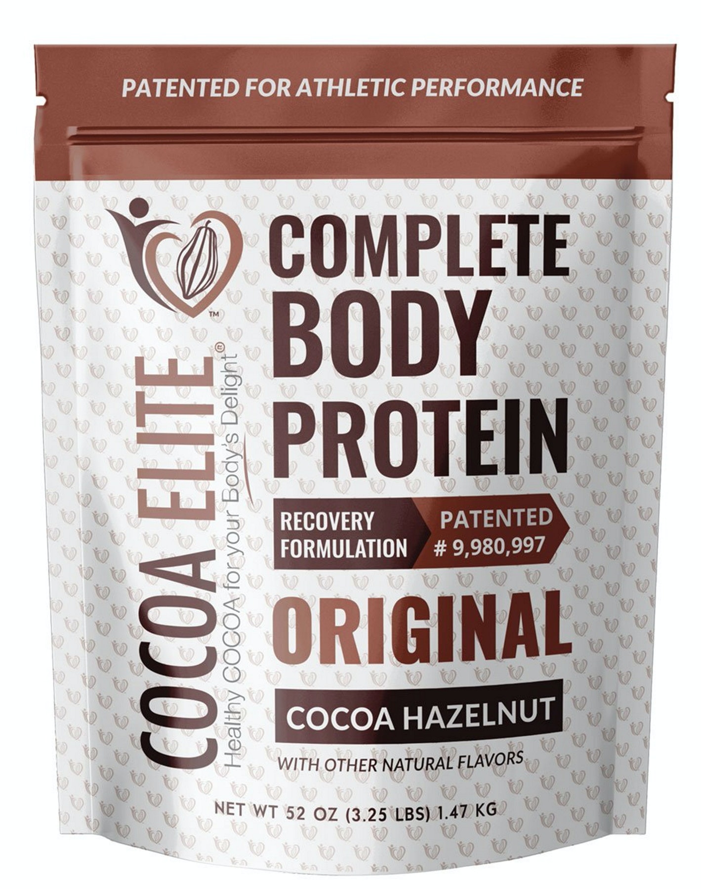 CocoaElite Complete Body Recovery Protein - Hazelnut Flavor
