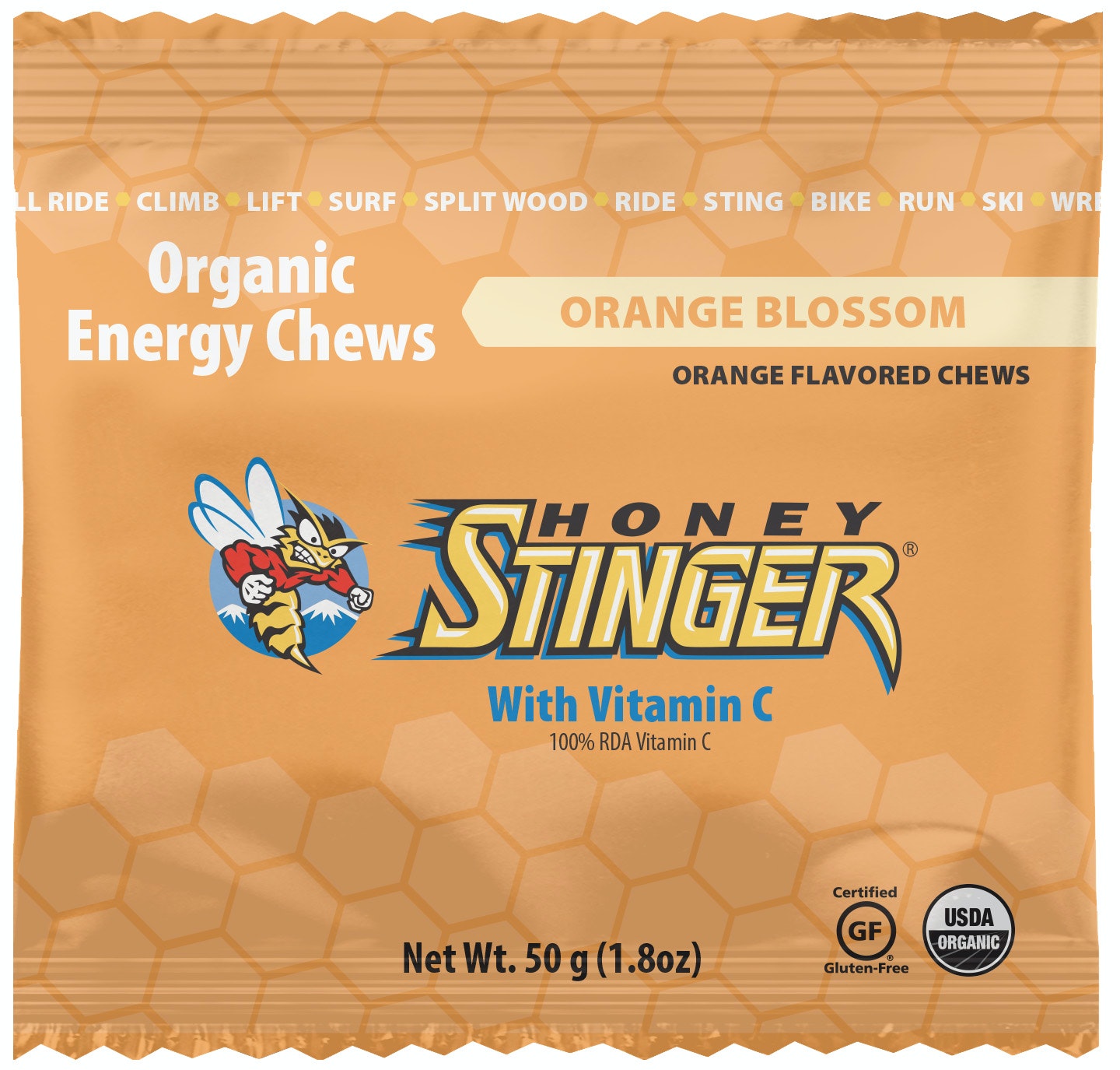 Honey Stinger Orange Organic Chew 2017