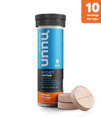 Nuun Vitamin Tablets With Caffiene Mango Orange 2022