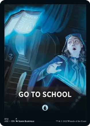 Go to School Theme Card