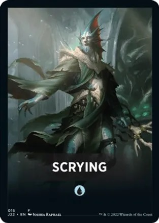 Scrying Theme Card