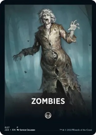 Zombies Theme Card