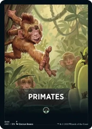 Primates Theme Card