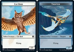 Cat Bird // Thopter Double-sided Token