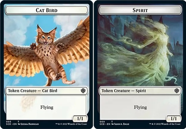 Cat Bird // Spirit Double-sided Token