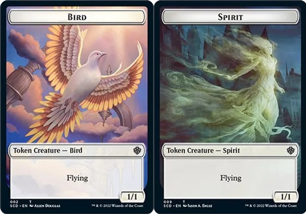 Token - Bird // Spirit Double-sided