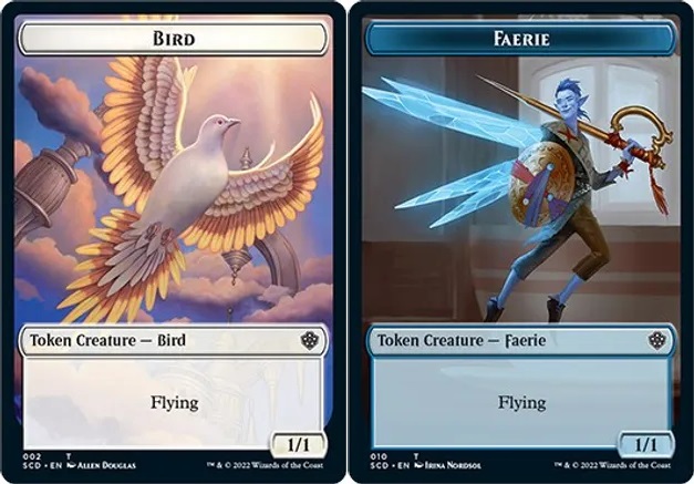 Bird // Faerie Double-sided Token