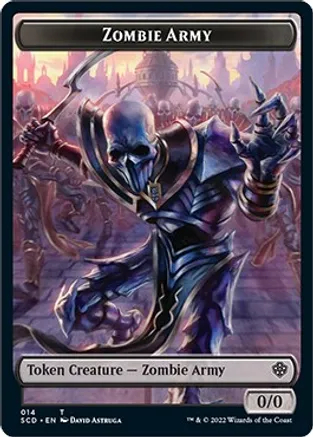 Token - Zombie Army Double-sided