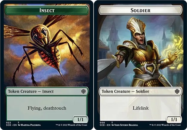 Insect // Soldier Double-sided Token