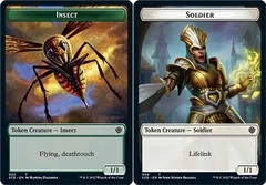 Insect // Soldier Double-sided Token