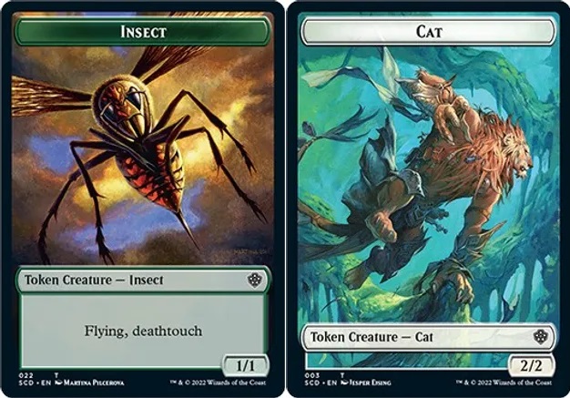 Token - Cat // Insect Double-sided