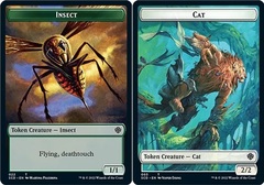 Insect // Cat Double-sided Token