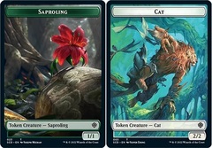 Saproling // Cat Double-sided Token