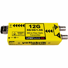 Lynx Technik AG yellobrik 12Gb SDI to Single-Mode Fiber Optic Transmitter (LC/PC)