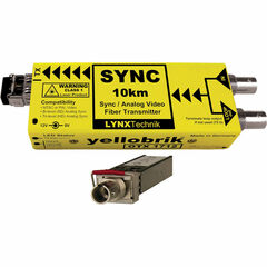 Lynx Technik AG yellobrik Analog Sync/Video Fiber Optic Transmitter (Single Mode ST Connection)