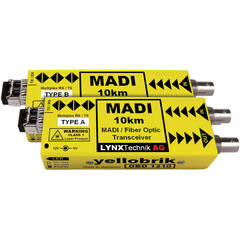 Lynx Technik AG MADI Bi-Directional Optical to Coax Converter/Transceiver Pair (6.2 mi)