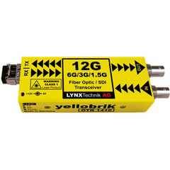 Lynx Technik AG yellobrik 12Gb Single-Mode Fiber Optic/SDI Transceiver (6.2 mi)
