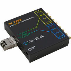 ShieldRock Quad 12G-SDI Optical Extender SM Transceiver with QSFP+ (6.2 Miles)