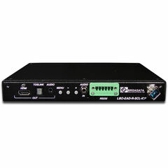 Link Bridge HDMI Video Scaler/Receiver with Inline Control Ports (MMF-SC, 1-Fiber)