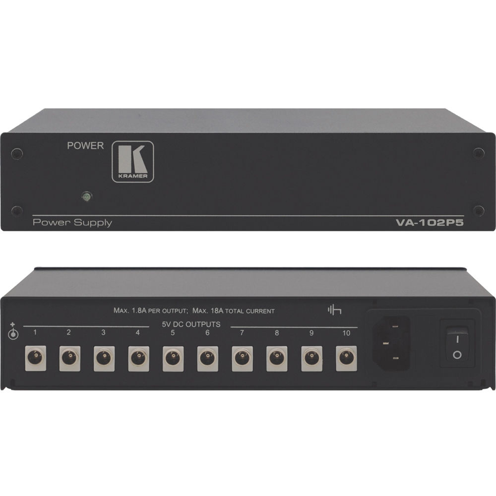 Kramer VA-102P5 5-Output 5VDC Power Supply