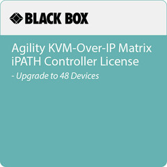 Black Box Agility KVM-Over-IP Matrix iPATH Controller License - Upgrade to 48 Devices