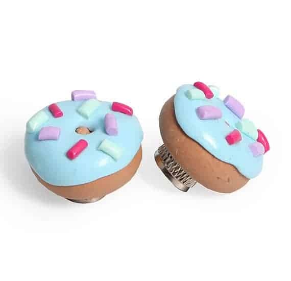 Vivelo Valve Caps Donut Blue