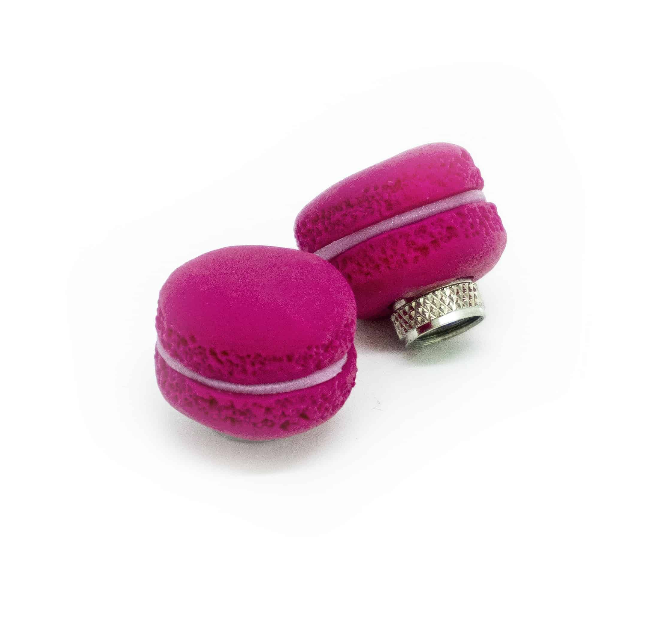 Vivelo Valve Caps Macarone Rose