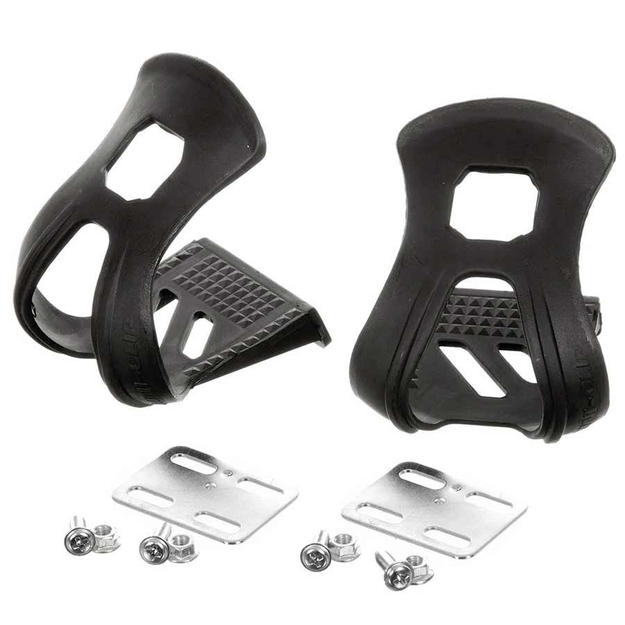 Evo, Strapless Double toe-clips, Black