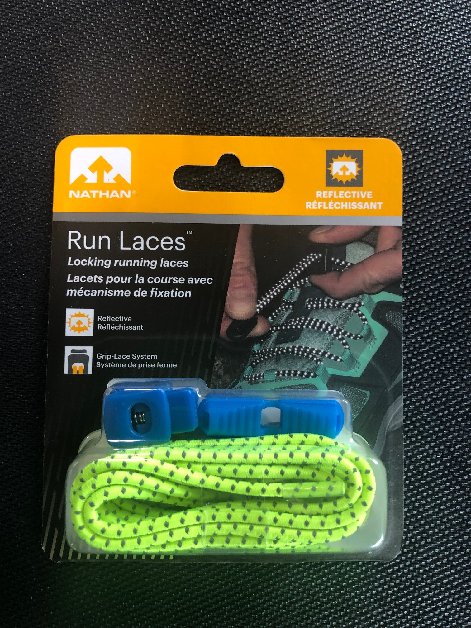 Nathan Run Laces Yellow/Blue 2022