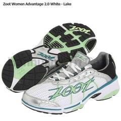 Zoot Women's Advantage 2.0 Running Shoes, White/Lake (Size 6)