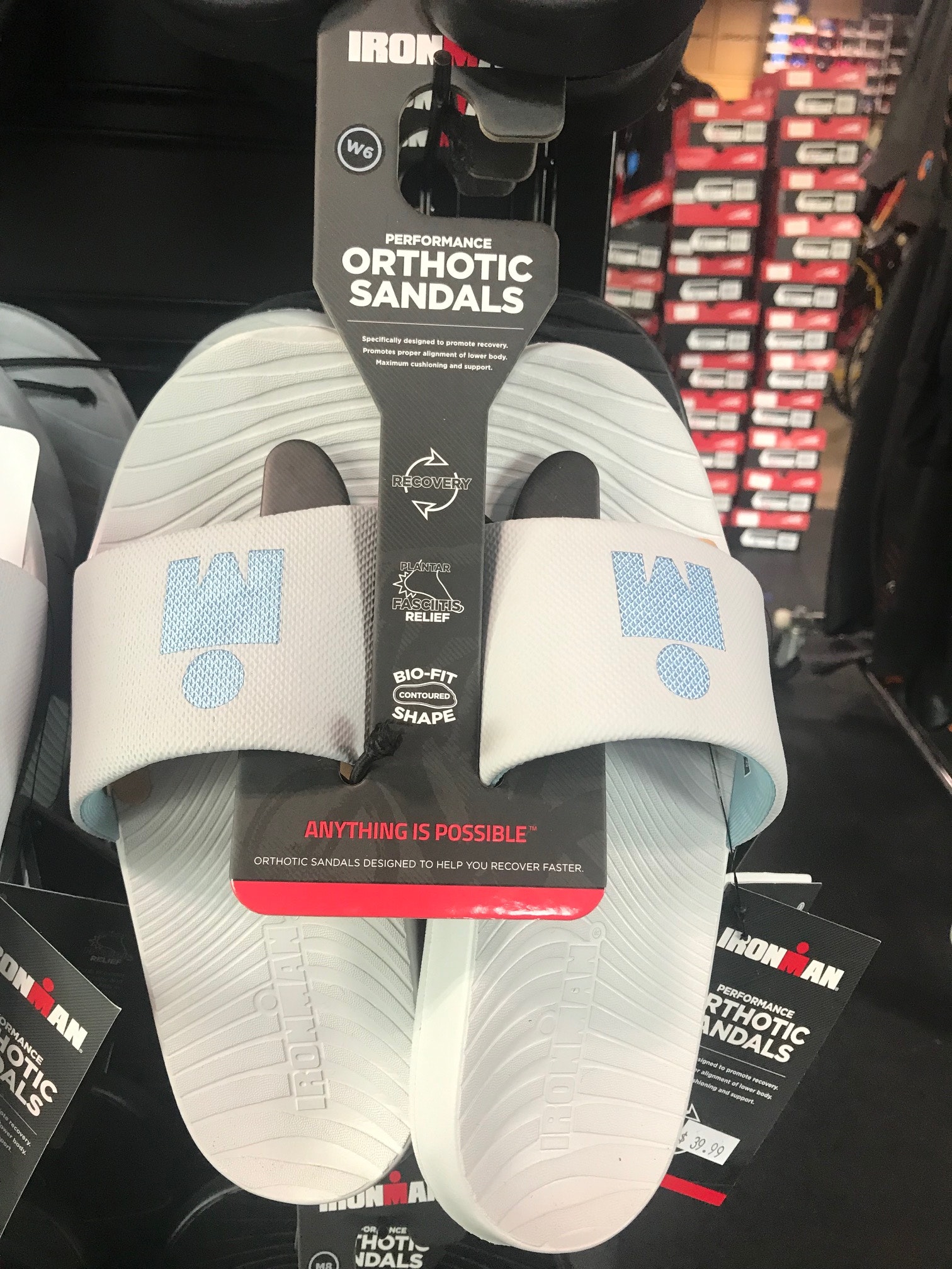 Ironman Makai Grey/Sky Blue Slide 2020